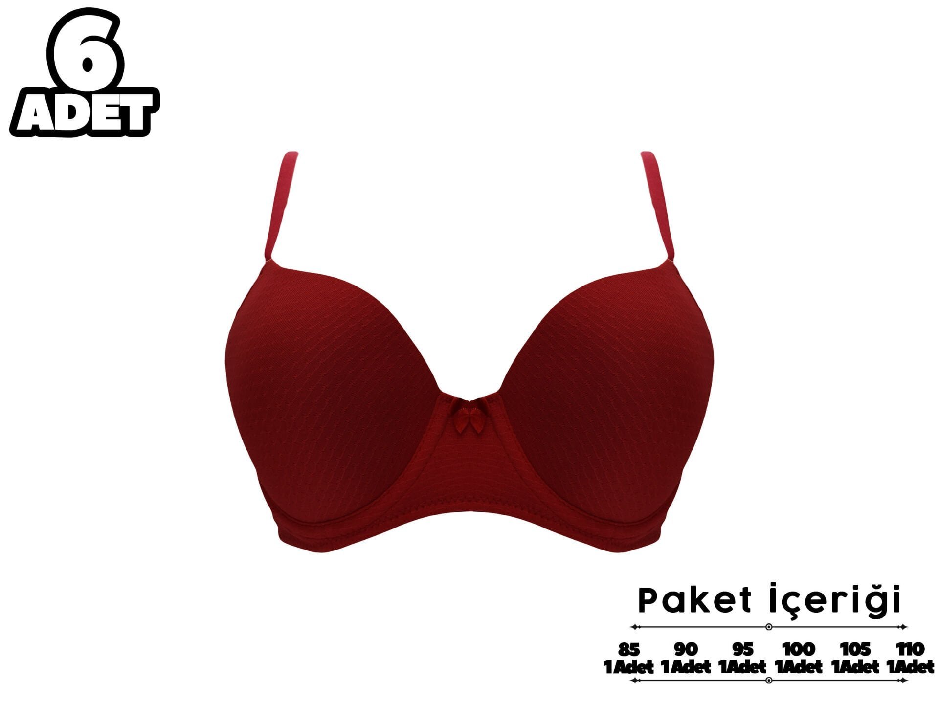 Liza 2090 C Cup Jakarlı Bayan Desteksiz Sütyen