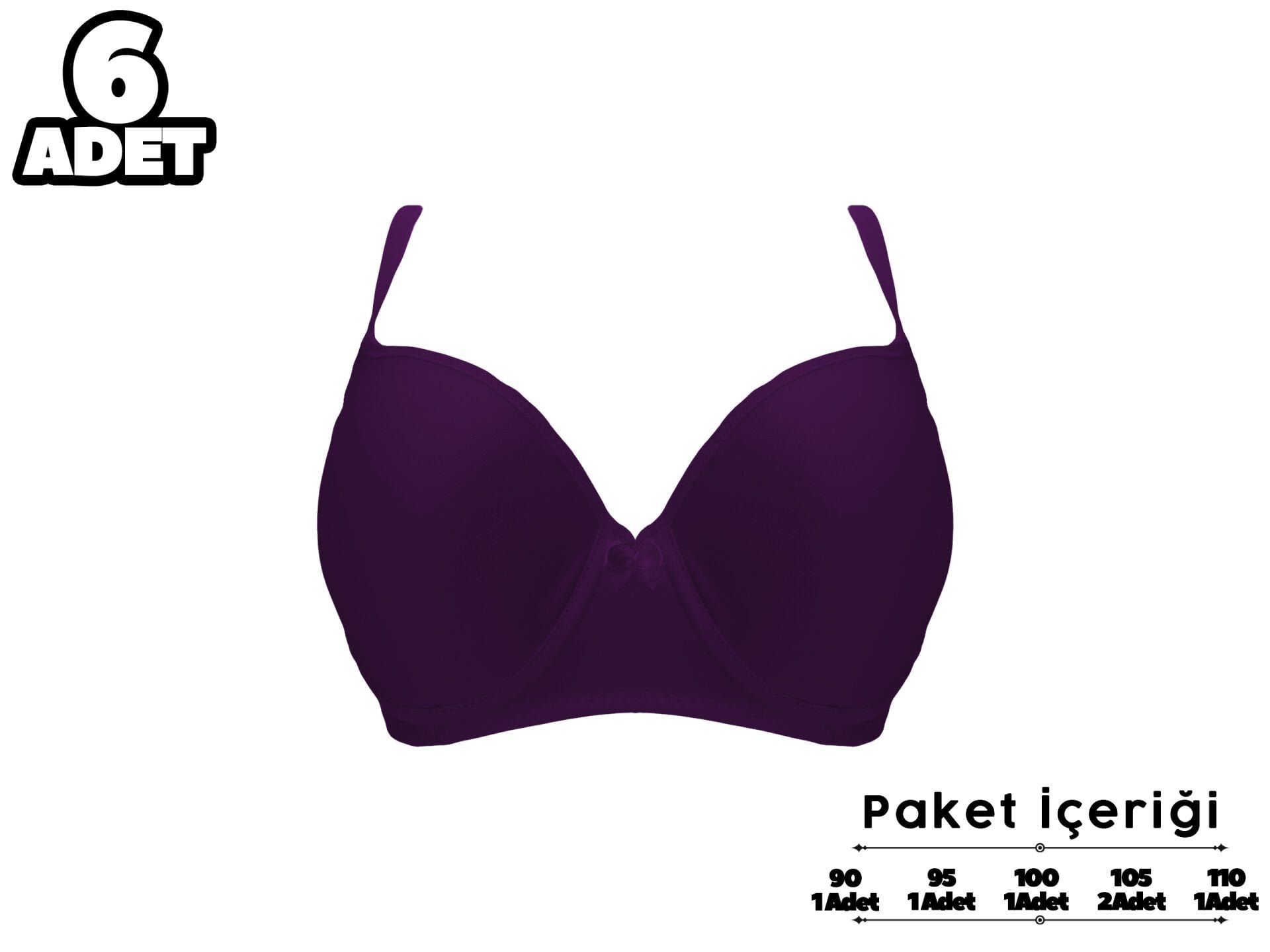 Liza 2120 C Cup Balenli Desteksiz Bayan Sütyen