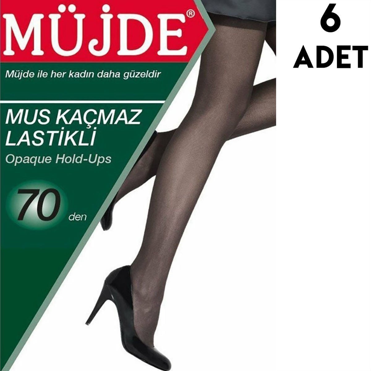 Müjde 70 Den Mus Kaçmaz Lastikli Çorap