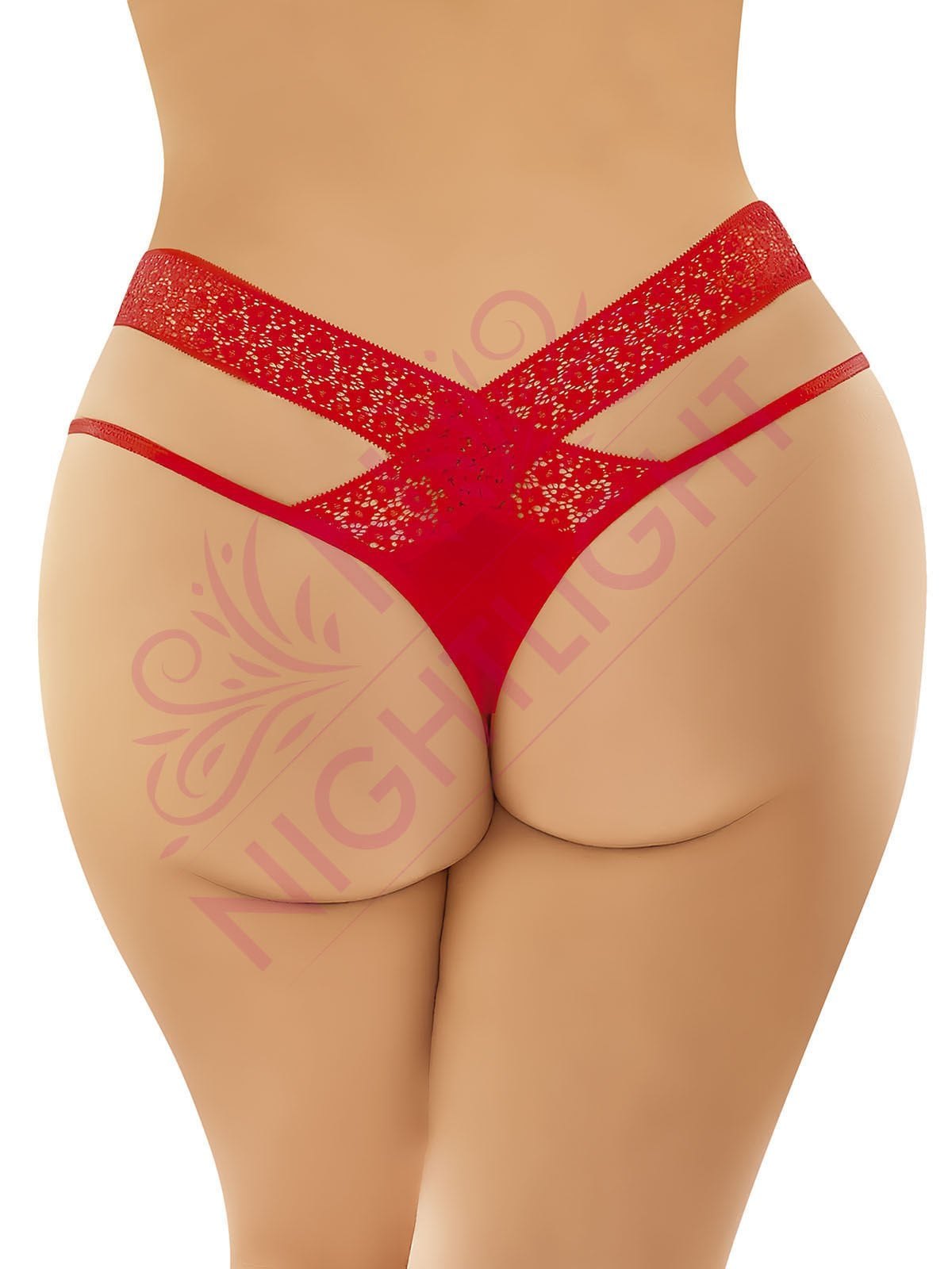 NIGHTLIGHT 9154-1 Büyük Beden Erotik Külot (XL-2XL-3XL-4XL)