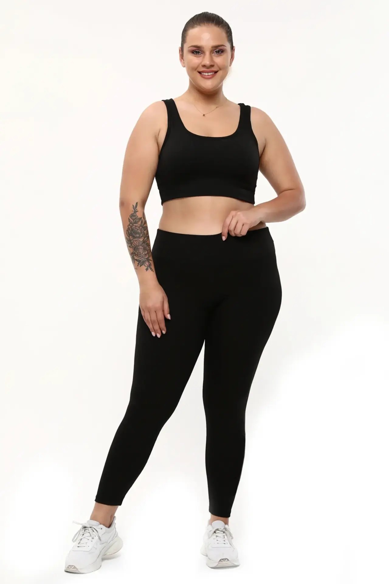 Vogsing 393 (3XL-4XL-5XL) Fitilli Yüksek Bel Bayan Tayt