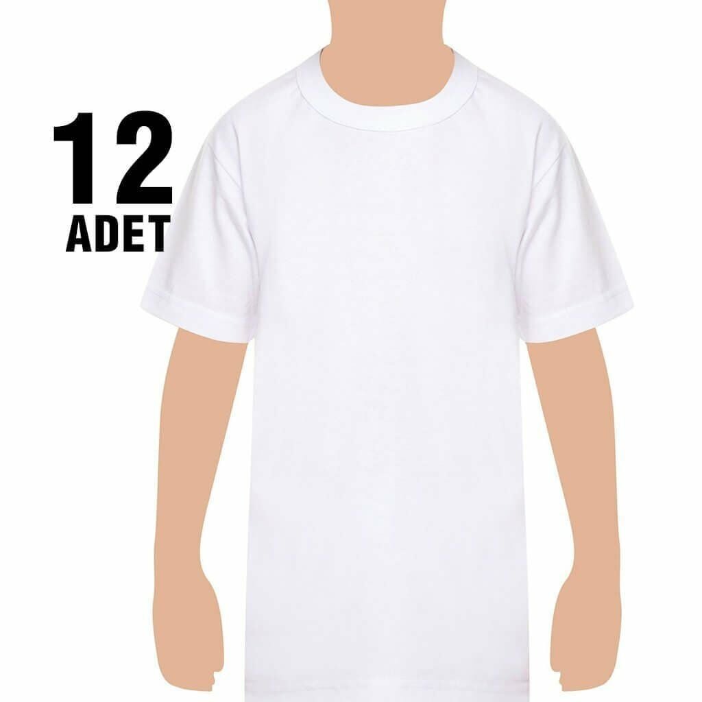 Seher 0039 Erkek Çocuk Penye Sıfır Yaka Fanila