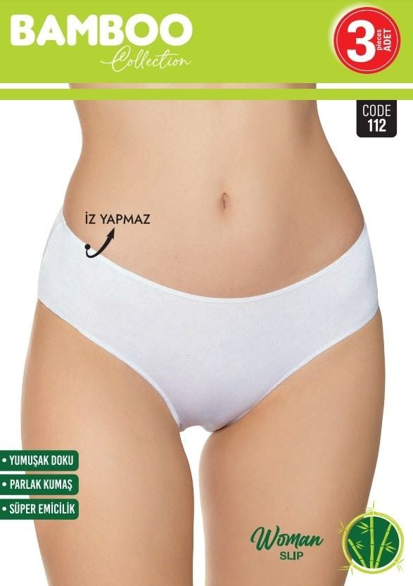 Sortie 112 Bambu Düşük Bel Bayan Külot