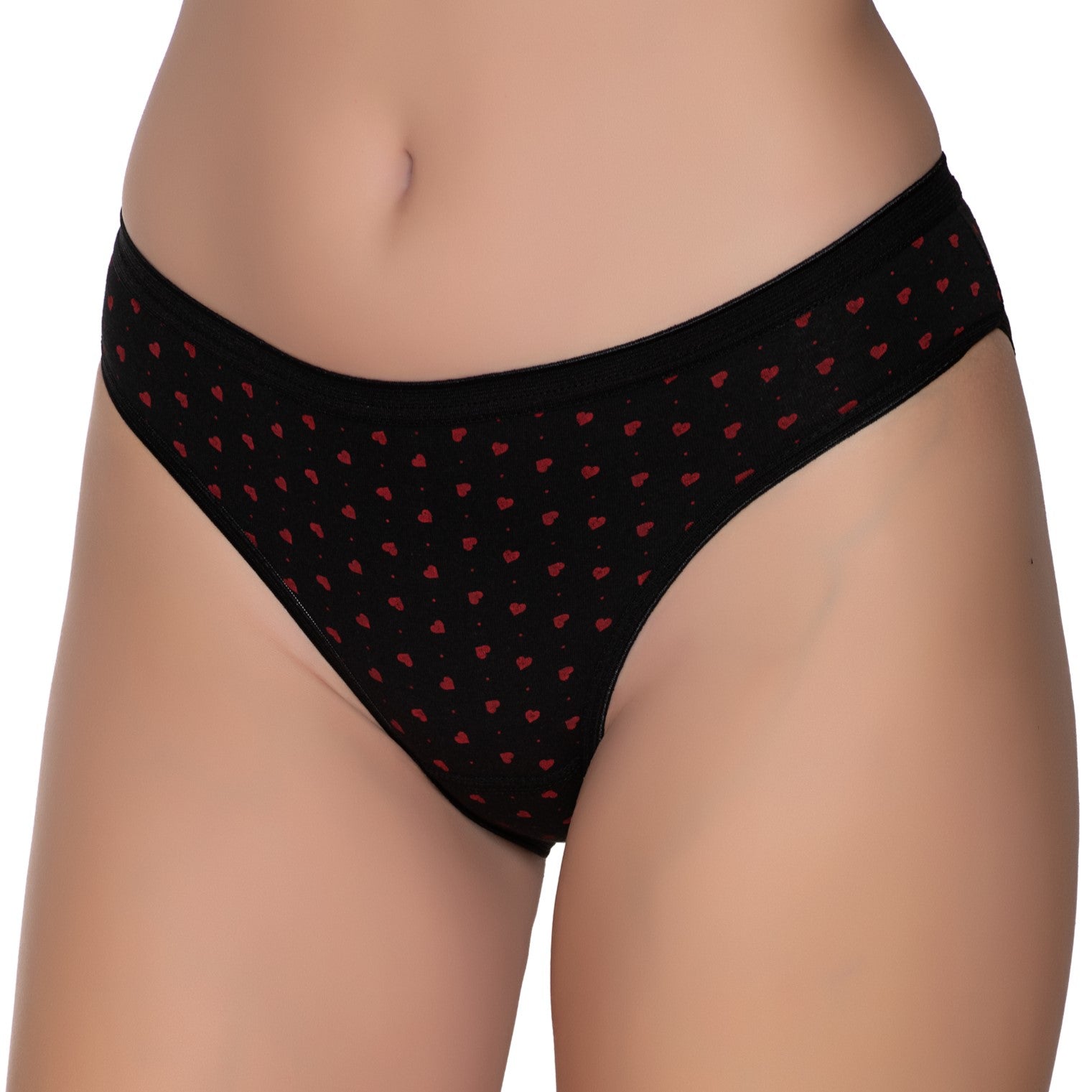 Sedef 1065/805 Kadın Likralı Kalpli Noktalı Bikini