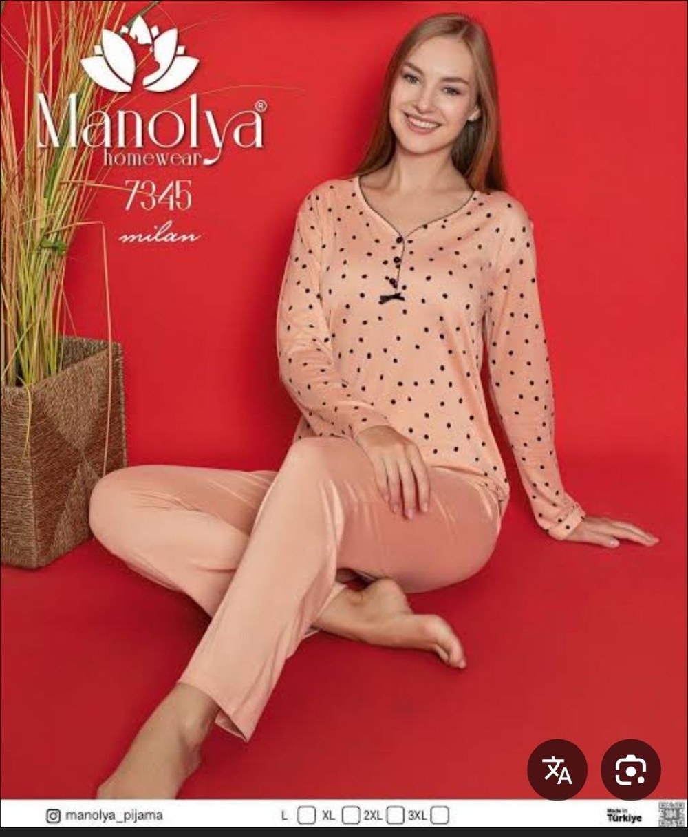 Manolya 7345 Milan Anne Bayan Pijama Takım KOD-3