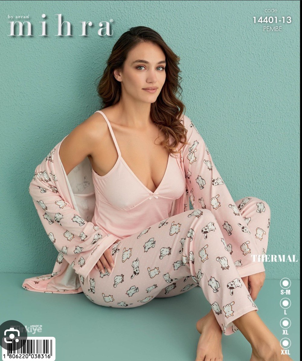 Mihra 14401 Thermal Bayan Pijama Takım KOD-3