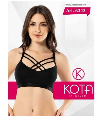 Kota 6342 Viskon İp Askılı Büstiyer KOD-2