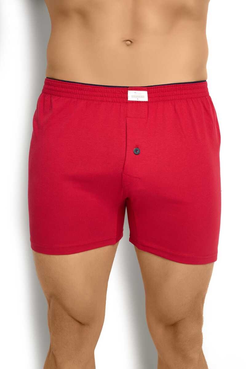 Jiber 127 Düğmelı Havlu Bel Penye Boxer AÇIK KAHVE