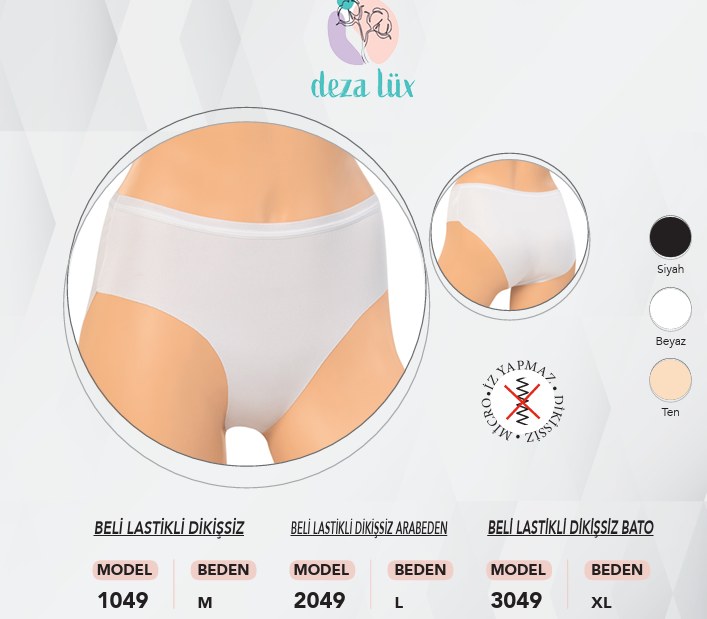 Dondeza 1049 M Beden Lazer Kesim Dikişsiz Bikini VİZYON