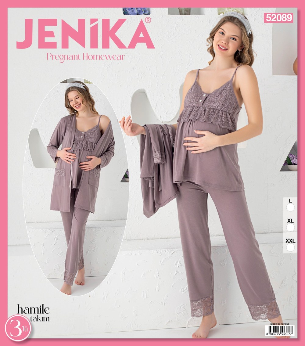 Jenika 58010 Üç'lü Lohusa Hamile Takım KOD-1