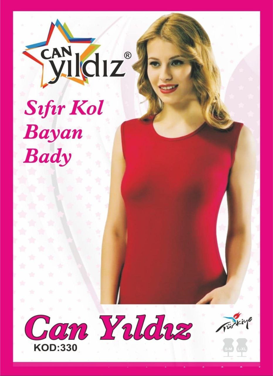 Can Yıldızı 330 Sıfır Kol Bayan Bady BORDO