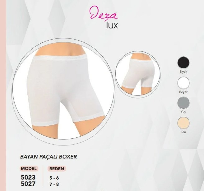 Dondeza 5023 Bayan Paçalı Boxer GRİ