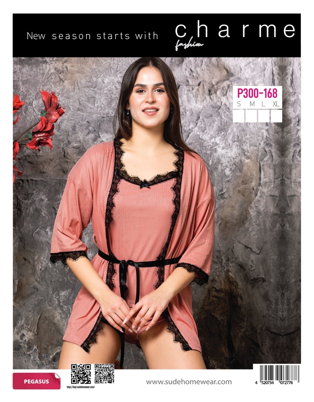 Charme Pegasus İp Askı Şortlu Takım KOD-4