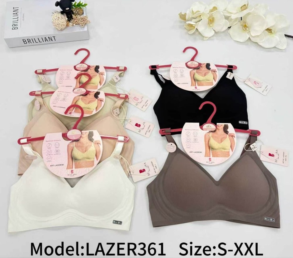 Best Bra 361 Lazer Balensiz Sütyen KAHVE RENGİ