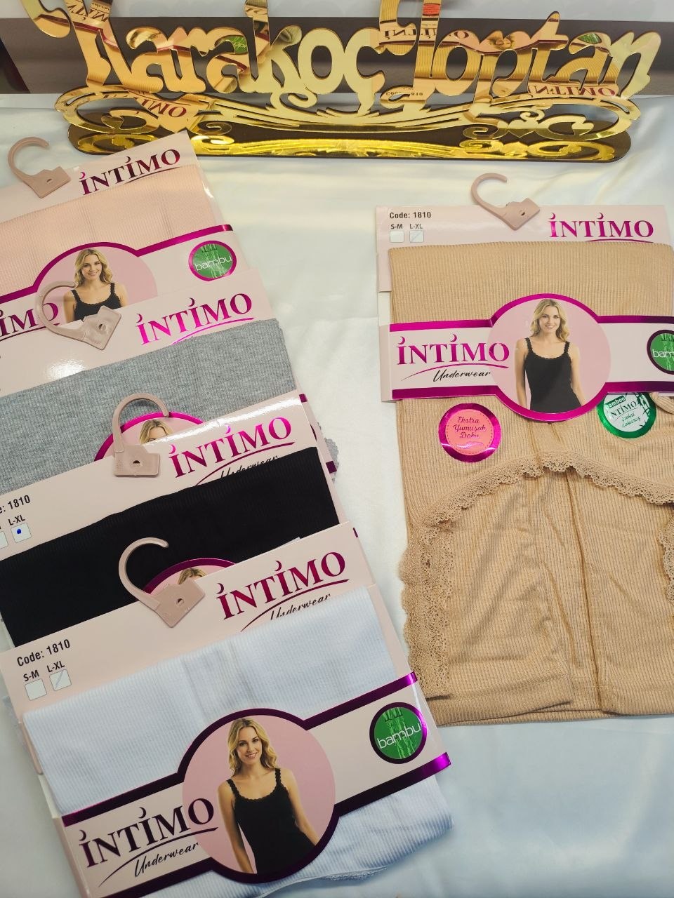 İntimo 1810 Bayan Bambu Atlet ASORTİ