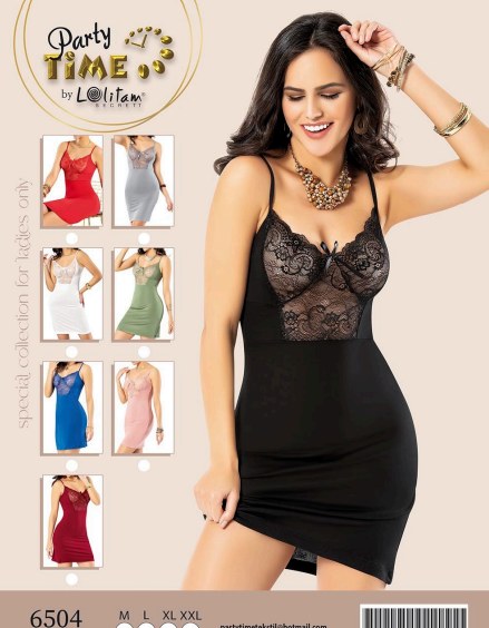 Part Time 6504 Penye Dantelli Tunik ÇAĞLA