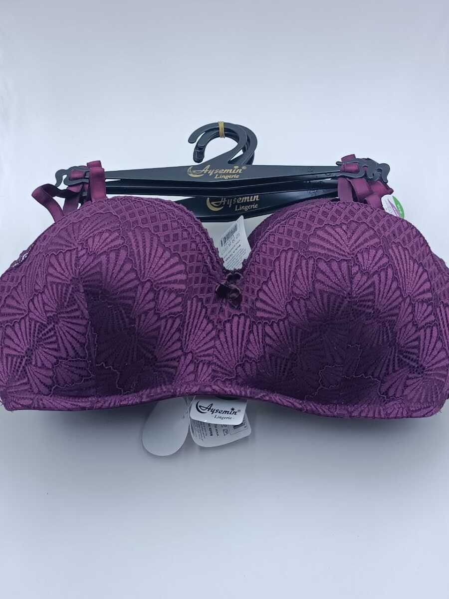Aysemin 5144 B Kap Lotus Kesim Balenli Sütyen GRİ