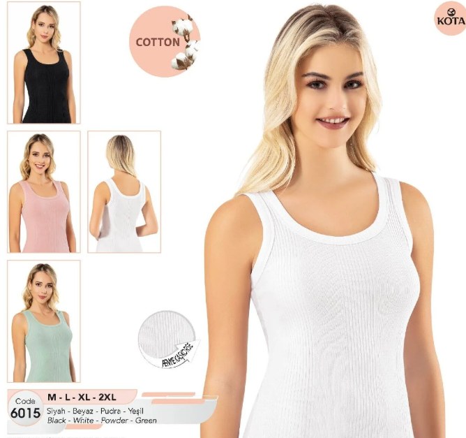 Kota 6015 Aralıklı Raporlu Bayan Atlet BEYAZ