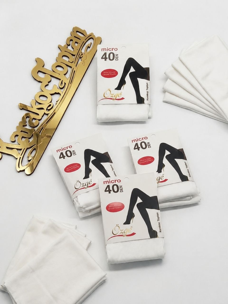 Özge 40 Den Micro Külotlu Çorap GRİ