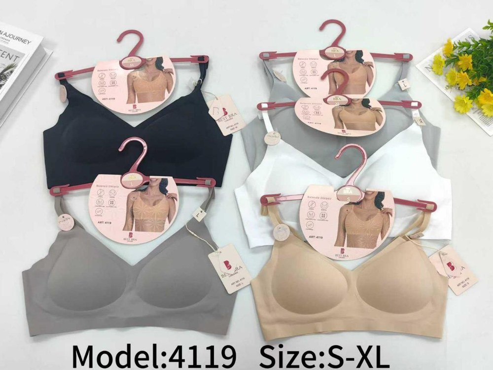 Best Bra 4119 Lazer Balensiz Dikişsiz Sütyen GRİ