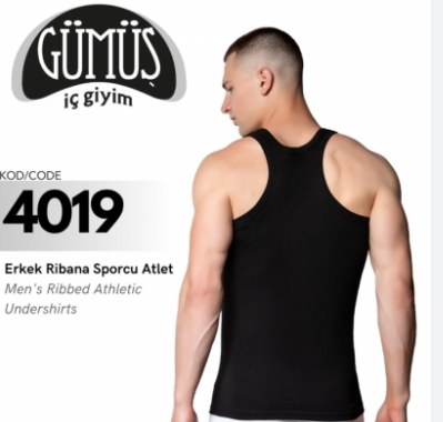 Gümüş 4019 Erkek Rambo Atlet BEYAZ