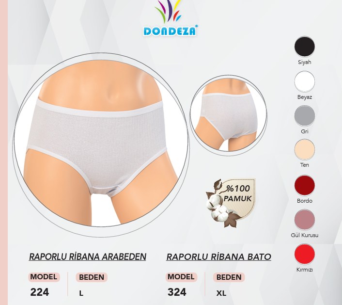 Dondeza 324 Xl Beden Raporlu Bayan Bato GRİ