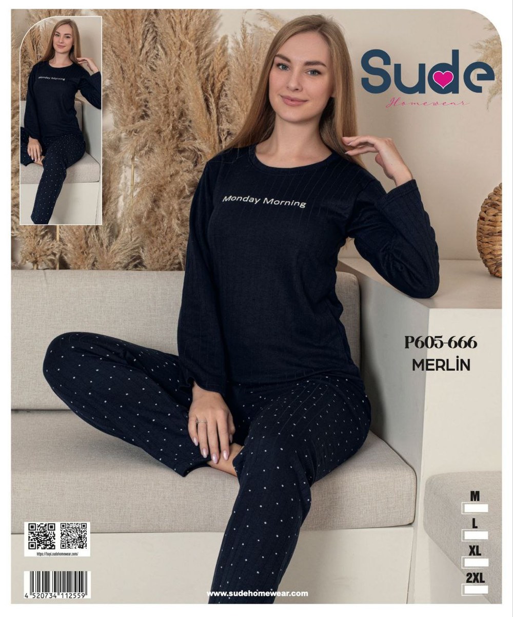 Sude Merlin Bayan Pijama Takım+ KOD-3