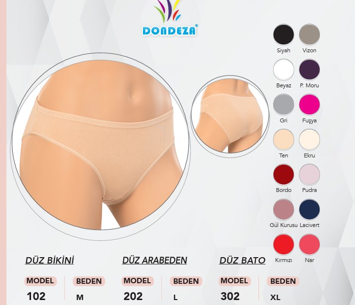 Dondeza 302 Xl Beden Düz Kadın Bato LİLA