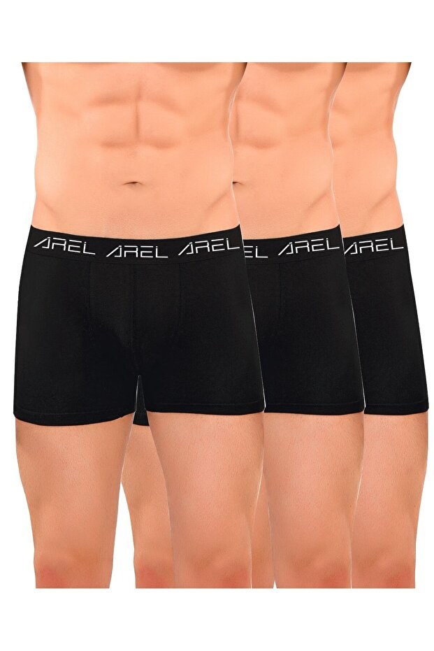 Arel Likralı Erkek Penye Lüx Boxer GRİ