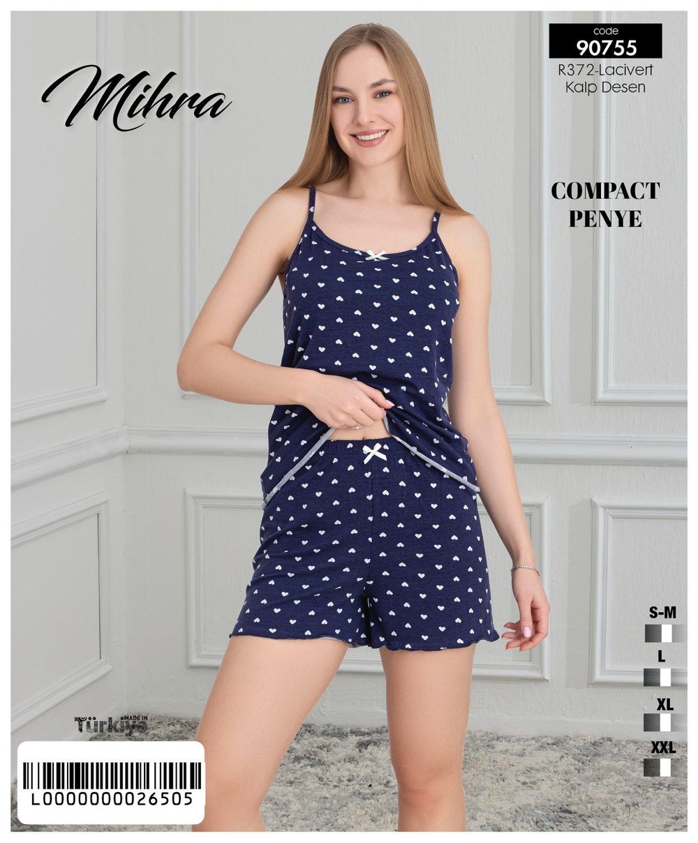 Mihra 90755 Compack İp Askı Atlet Şort Takım + KOD-4