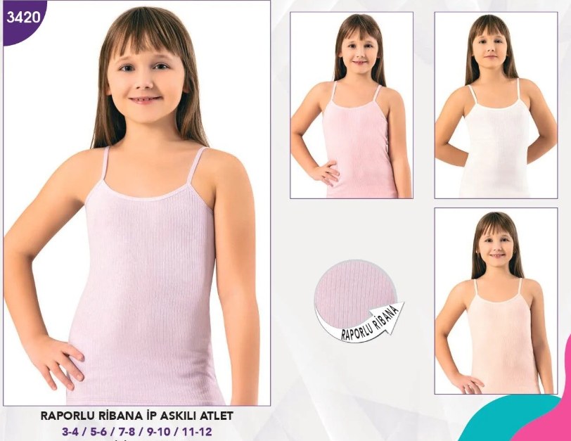 Kota 3420 Raporlu İp Askılı Kız Atlet