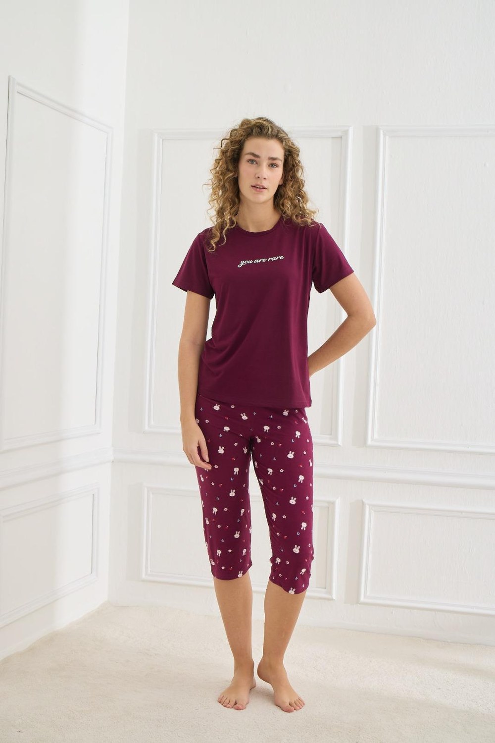 Mihra 50108 Milan Kapri Pijama Takım KOD-4
