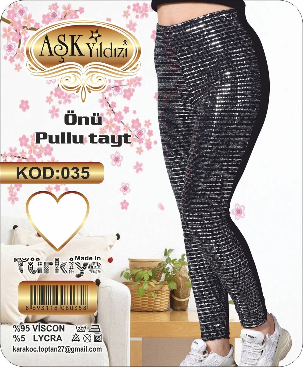 Aşk Yıldızı 035 Önü Pullu Tayt