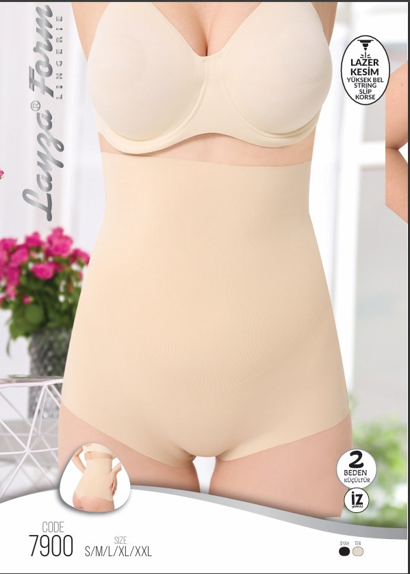 Layza 7900 Lazer Yüksek Bel Slip Korse+ TEN