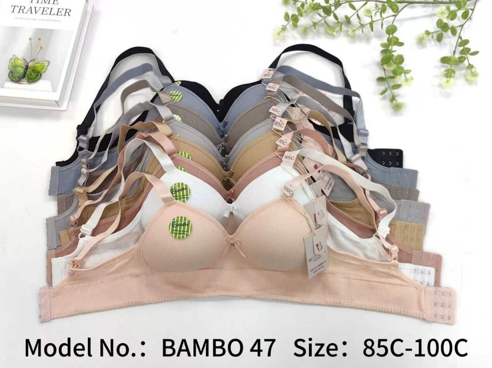 Best Bra 47 İçi Boş Balensiz Bambu Sütyen MAVİ