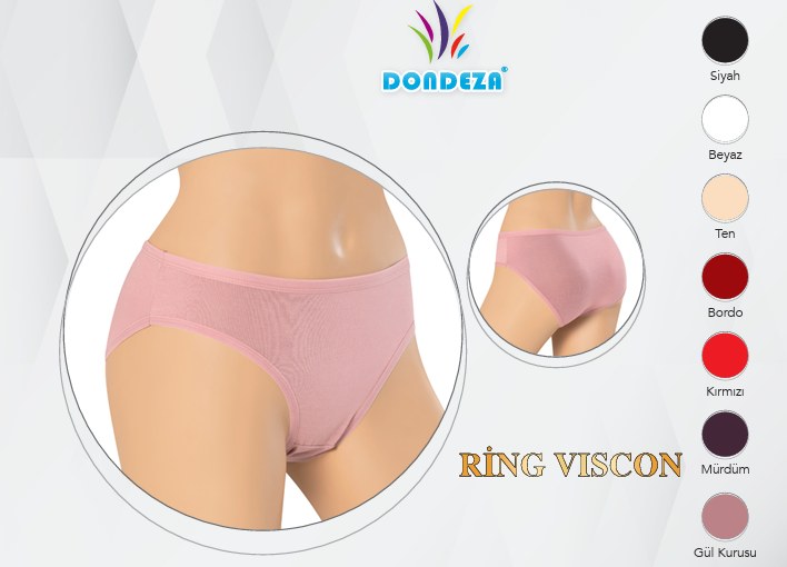 Dondeza 163 M Beden Düz Bayan Bikini BORDO