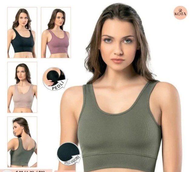 Kota 6432 Dalgıç Fitilli Pedli Büstiyer TAŞ