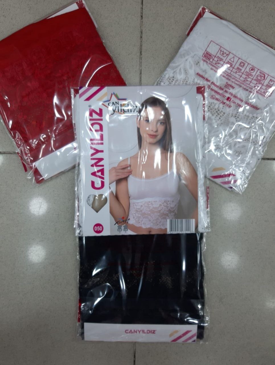 Can Yıldızı 050 Dantelli Büstiyer SİYAH