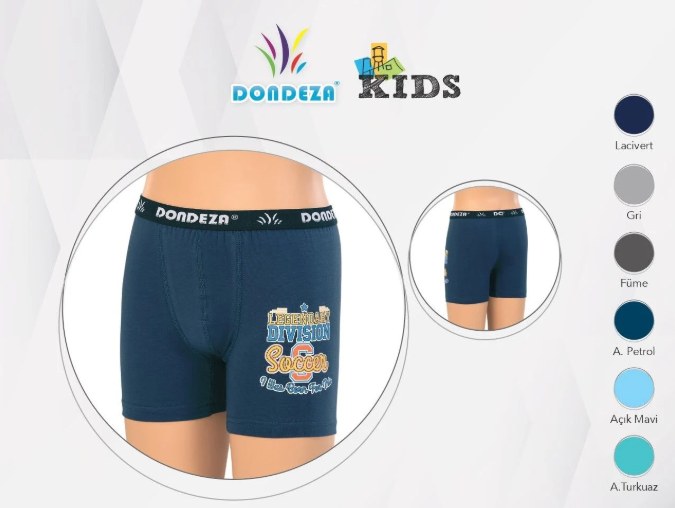 Dondeza 501 Baskılı Erkek Çocuk Boxer