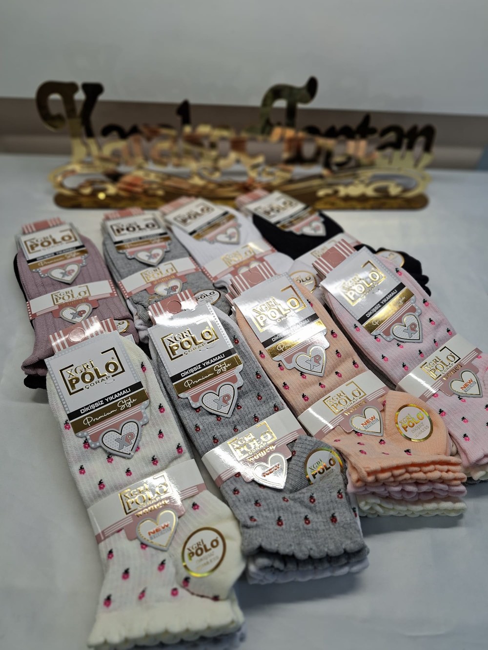 Xgri Polo B-87 Yıkamalı Penye Dikişsiz Patik + BEYAZ