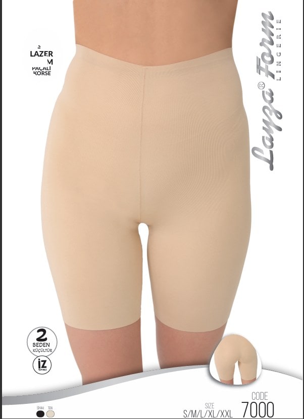 Layza 7000 Lazer Yüksek Bel Diz Korse+
