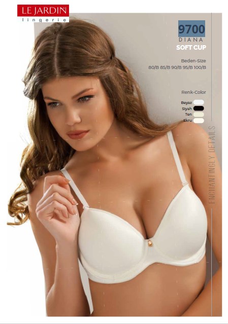 Lejardın 9700 Soft Micro Kaplı Desteksiz Sütyen