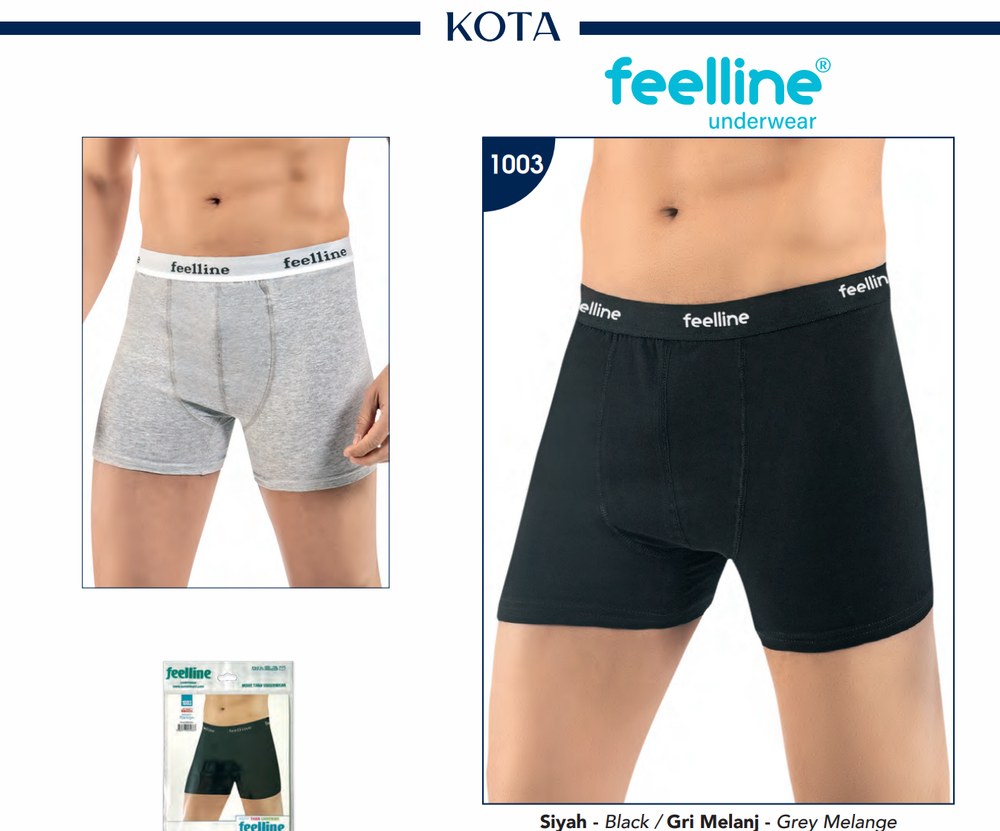 Erkek Boxer - Feelline Baskılı Süprem