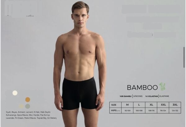 Mısırlı 5501 Bambu Zeus Regular Fit Boxer