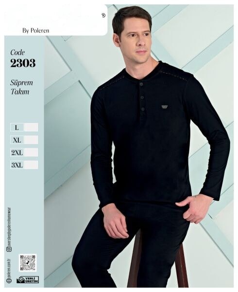Over Sleep 2303 Erkek Süprem Battal Pijama Takım