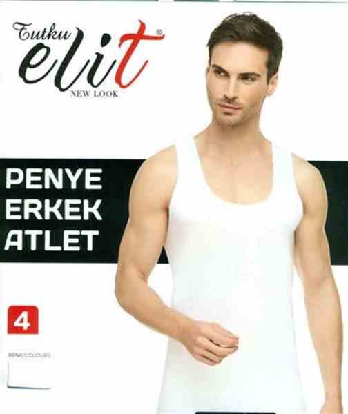 TUTKU ELİT 1001 ERKEK PENYE ATLET BEYAZ