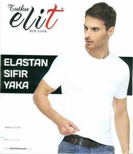 TUTKU ELİT 1301 ERKEK ELASTAN SIFIRYAKA FANİLA BEYAZ