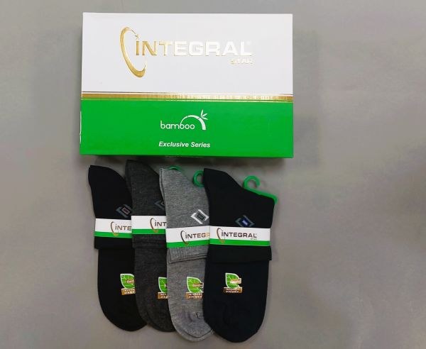 İNTEGRAL ERKEK BAMBU YARIM KONÇ PATİK ASORTİ