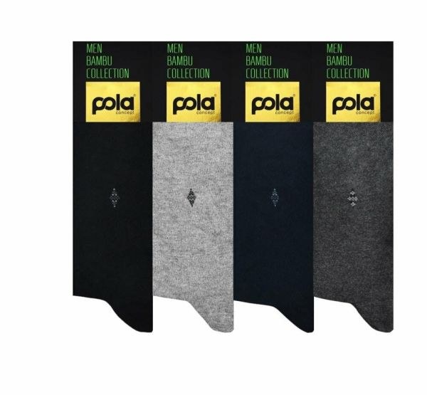 POLA 1000 ERKEK BAMBU ÇORAP ASORTİ
