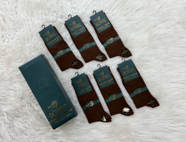 BONAS 3255 ERKEK BAMBU DİKİŞSİZ MEVSİMLİK ÇORAP MAVİ